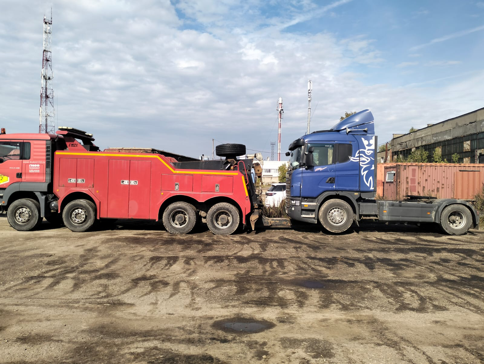 Рабочие будни 31 Буксировка на жёсткой сцепке
